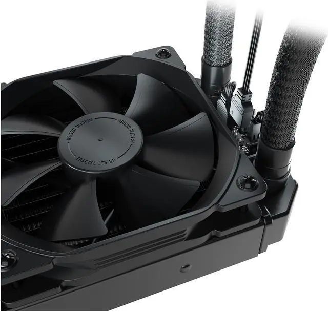 Alt view image 13 of 14 - Fractal Design Celsius+ S24 Dynamic X2 PWM Black 240mm Silent Performance Slim Radiator AIO CPU Liquid/Water Cooler, LGA 1700 Ready / AM5 Compatible