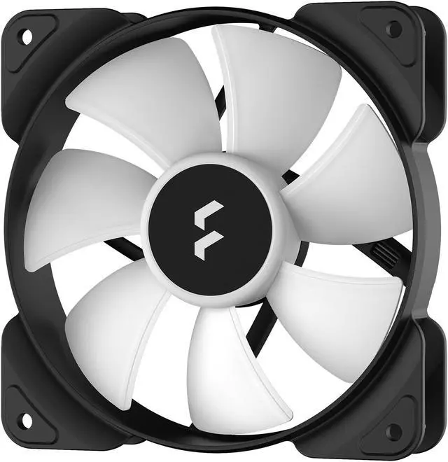 Alt view image 3 of 6 - Fractal Design Aspect 12 RGB 120 mm 1200 RPM Black Frame 3-pack Computer Case Fan