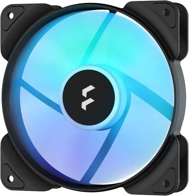 Alt view image 2 of 6 - Fractal Design Aspect 12 RGB 120 mm 1200 RPM Black Frame 3-pack Computer Case Fan