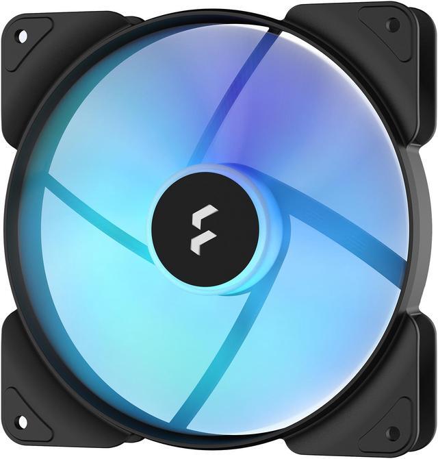 Alt view image 2 of 6 - Fractal Design Aspect 14 RGB 140 mm PWM Wide 500-1700 RPM Range Black Frame 3-pack Computer Case Fan