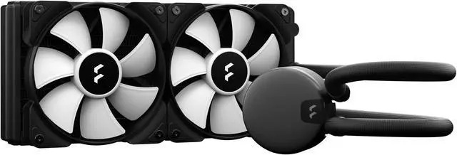 Alt view image 4 of 7 - Fractal Design Lumen S24 v2 RGB Aspect 12 RGB x2 AIO CPU Liquid/Water Cooler - Supports Intel LGA 1851/1700/1150/1151/1155/1156/1200 LGA 1366/2011/2011-3/2066 and AMD AM5/AM4