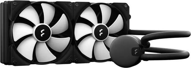 Alt view image 4 of 7 - Fractal Design Lumen S28 v2 RGB Aspect 14 RGB x2 AIO CPU Liquid/Water Cooler