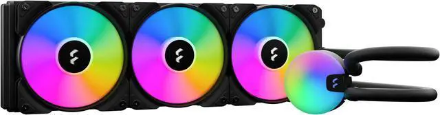 Alt view image 2 of 7 - Fractal Design Lumen S36 v2 RGB Aspect 12 RGB x3 AIO CPU Liquid/Water Cooler, Intel LGA 1851/1700/1200 & AMD AM5/AM4/AM3+/AM3 Compatible