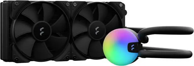 Alt view image 2 of 7 - Fractal Design Lumen S24 v2 Aspect 12 PWM x2 AIO CPU Liquid/Water Cooler