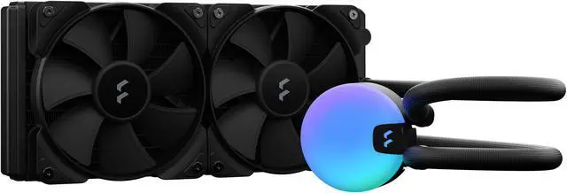 Alt view image 3 of 7 - Fractal Design Lumen S24 v2 Aspect 12 PWM x2 AIO CPU Liquid/Water Cooler