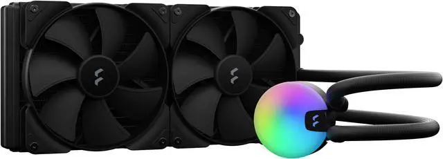Alt view image 2 of 7 - Fractal Design Lumen S28 v2 Aspect 14 PWM x2 AIO CPU Liquid/Water Cooler