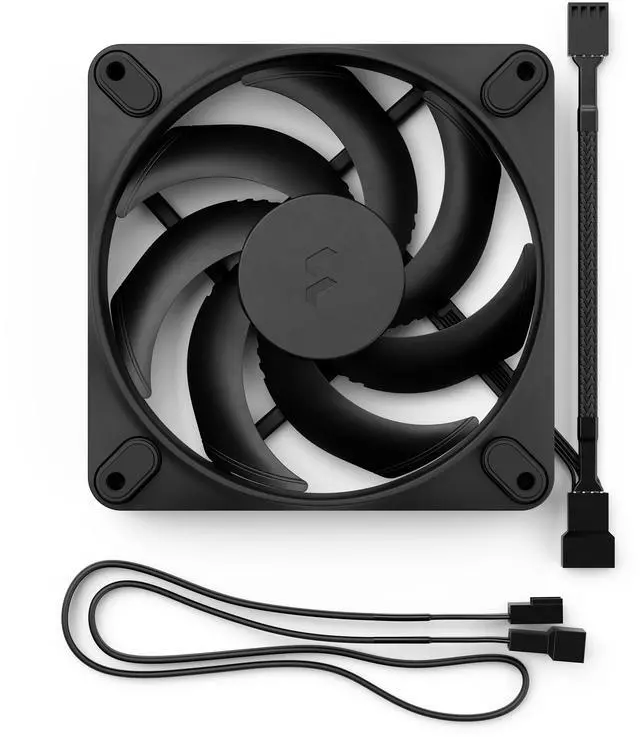 Alt view image 6 of 6 - Fractal Design Momentum 12 PWM Black 120 mm FDB (Fluid Dynamic Bearing) PC Case Fan