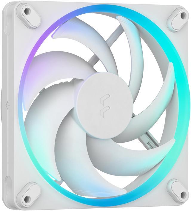 Alt view image 3 of 6 - Fractal Design Momentum 14 RGB PWM White 140 mm ARGB LED FDB (Fluid Dynamic Bearing) PC Case Fan
