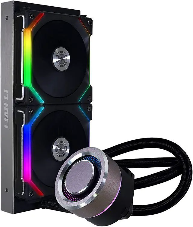 Alt view image 3 of 4 - LIAN LI GA-240SLB-LGA 240mm Water Cooler - Black