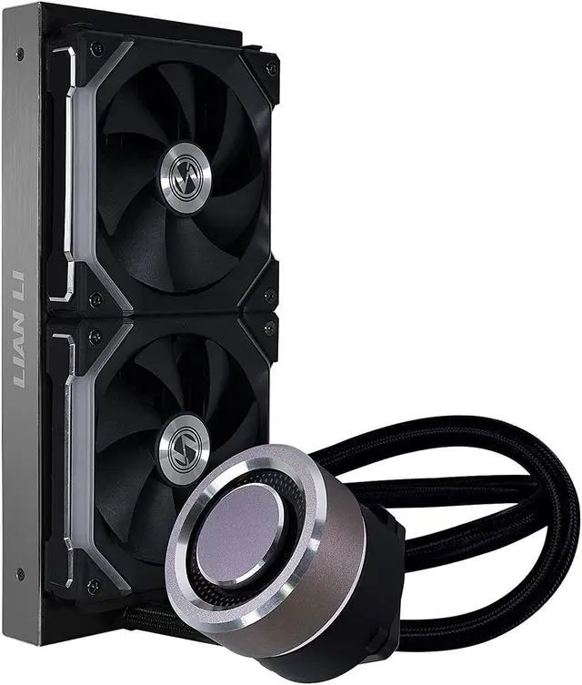 Alt view image 4 of 4 - LIAN LI GA-240SLB-LGA 240mm Water Cooler - Black