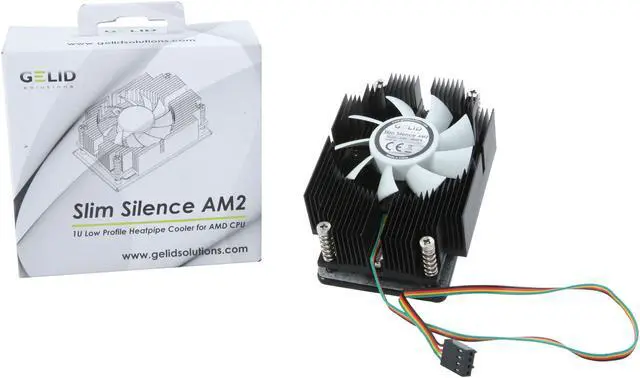 Alt view image 4 of 4 - GELID Solutions Slim Silence AM2 65mm Ball CPU Cooler