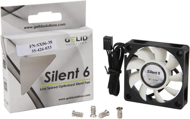 Alt view image 5 of 5 - GELID Solutions Silent6 FN-SX06-38 60mm Case Fan