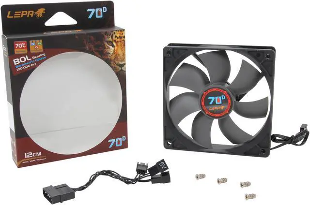 Alt view image 5 of 5 - LEPA 70D 12 (LP70D12R) Case Fan
