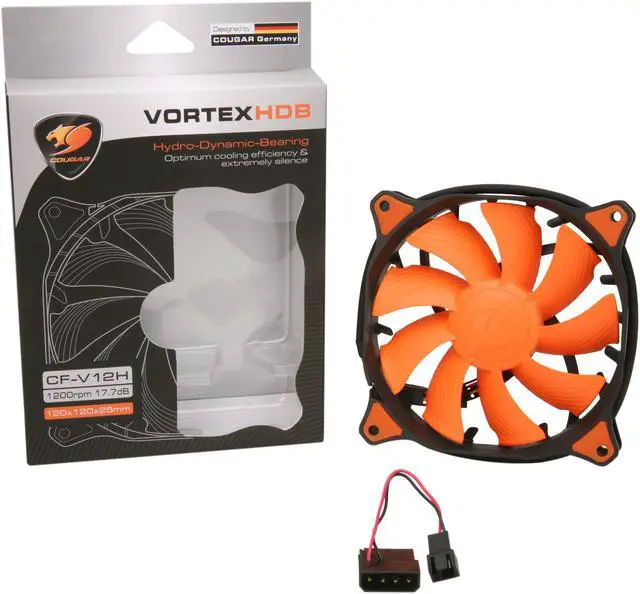 Alt view image 6 of 5 - COUGAR CF-V12H Vortex Hydro-Dynamic-Bearing (Fluid) 300,000 Hours 12CM Silent Cooling Fan