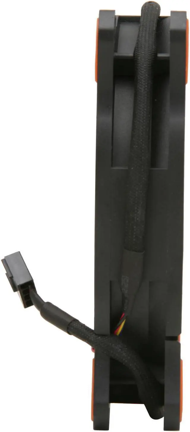 Alt view image 3 of 5 - COUGAR Vortex PWM 120mm (CF-V12HP) Cooling Fan with Hydro-Dynamic Bearing and Pulse Width Modulation (Orange Version)