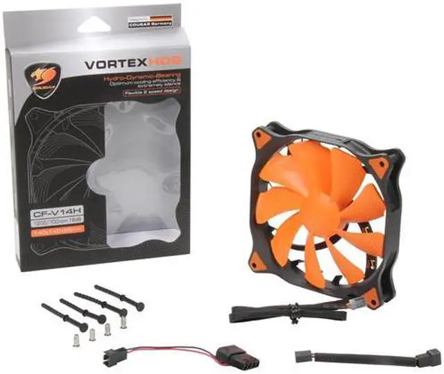 Alt view image 6 of 5 - COUGAR CF-V14H Vortex Hydro-Dynamic-Bearing (Fluid) 300,000 Hours 14CM Silent Cooling Fan