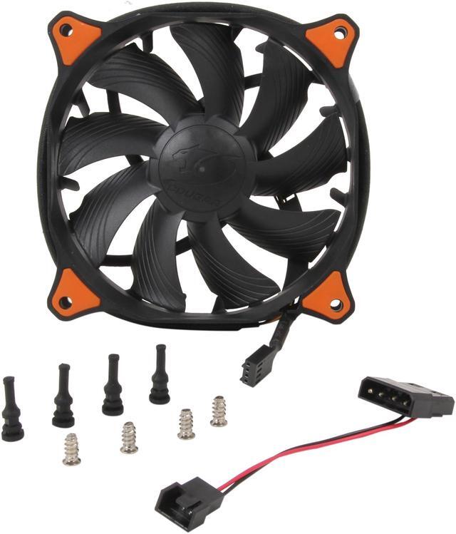 Alt view image 6 of 6 - COUGAR Vortex PWM 120mm (CF-V12HPB) Cooling Fan with Hydro-Dynamic Bearing and Pulse Width Modulation (Black Version)