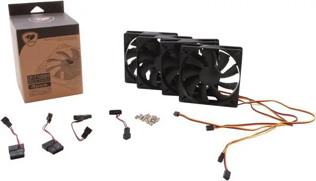 Alt view image 5 of 5 - Cougar Turbine CFT12SB4  Case Fan
