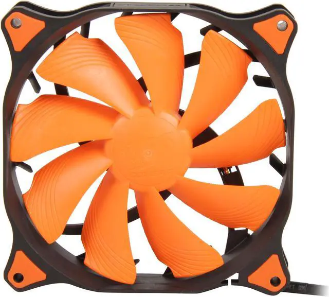 Alt view image 2 of 5 - COUGAR Vortex PWM 140mm (CF-V14HP) Cooling Fan with Hydro-Dynamic Bearing and Pulse Width Modulation (Orange Version)