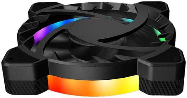 Alt view image 5 of 12 - Cougar Hydraulic Vortex RGB HPB 120 mm Cooling Kit with Tri-Directional Lighting and Remote Control (3 pack)