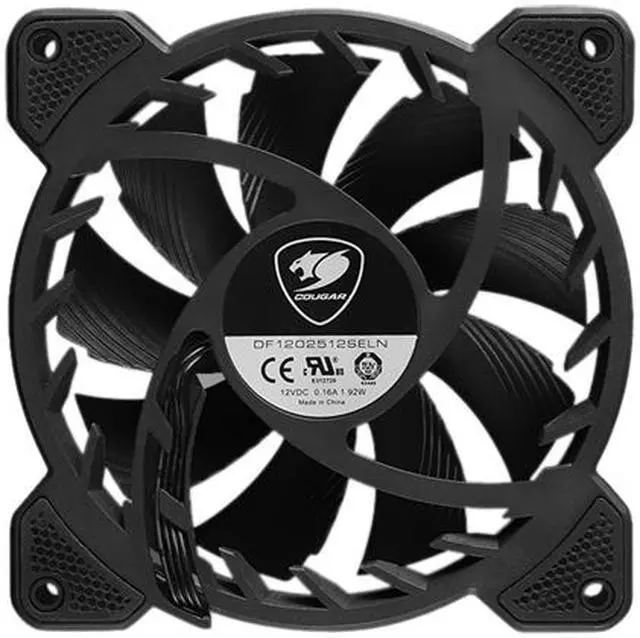 Alt view image 9 of 12 - Cougar Hydraulic Vortex RGB HPB 120 mm Cooling Kit with Tri-Directional Lighting and Remote Control (3 pack)