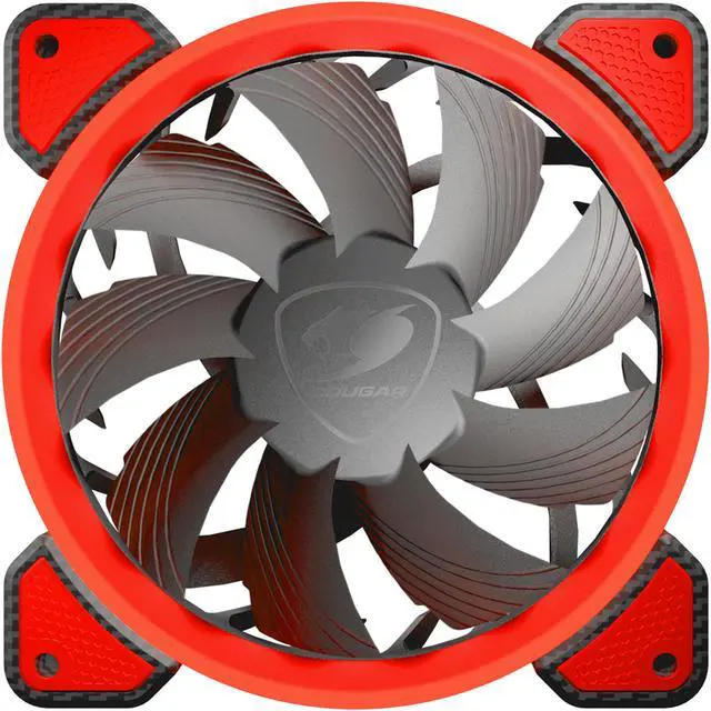 Main image of Cougar Hydraulic Vortex FR 120 mm Red LED Cooling Fan. CF-V12FR