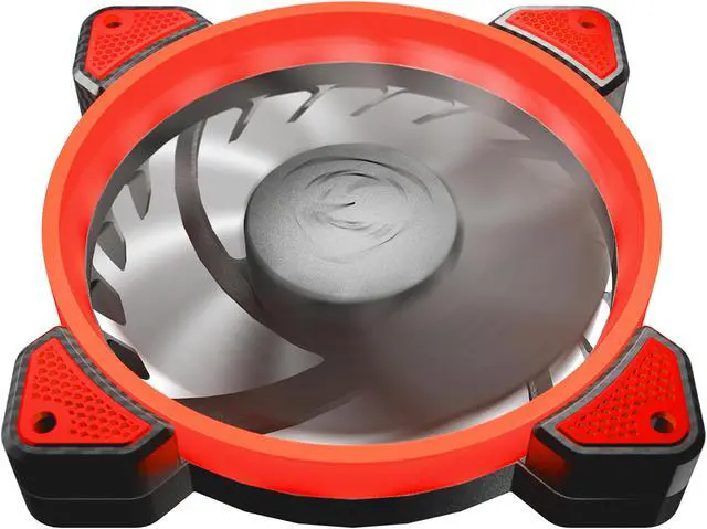 Alt view image 3 of 4 - Cougar Hydraulic Vortex FR 120 mm Red LED Cooling Fan. CF-V12FR