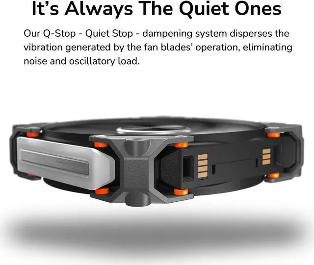 Alt view image 11 of 12 - COUGAR Apolar 120 ARGB Modular PC Case Cooling Fan, 4 Pin PWM / 3 Pin ARGB, Lighting Hydro Dynamic Bearings, 120x120x28 mm, White