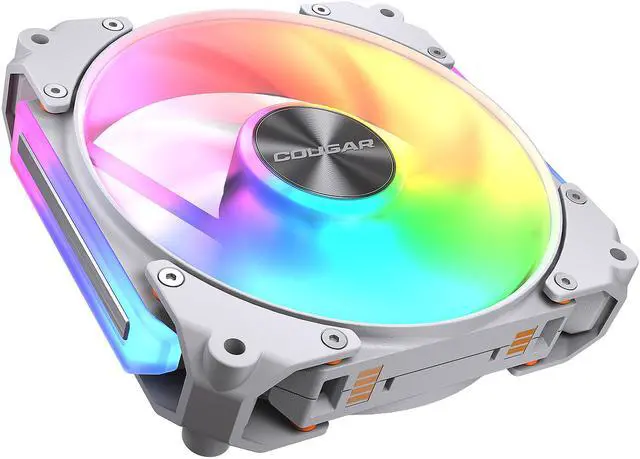 Alt view image 3 of 9 - COUGAR Apolar 120 ARGB Modular PC Case Cooling Fan (3-Fan Pack), 4 Pin PWM / 3 Pin ARGB, Lighting Hydro Dynamic Bearings, 120x120x28 mm, White