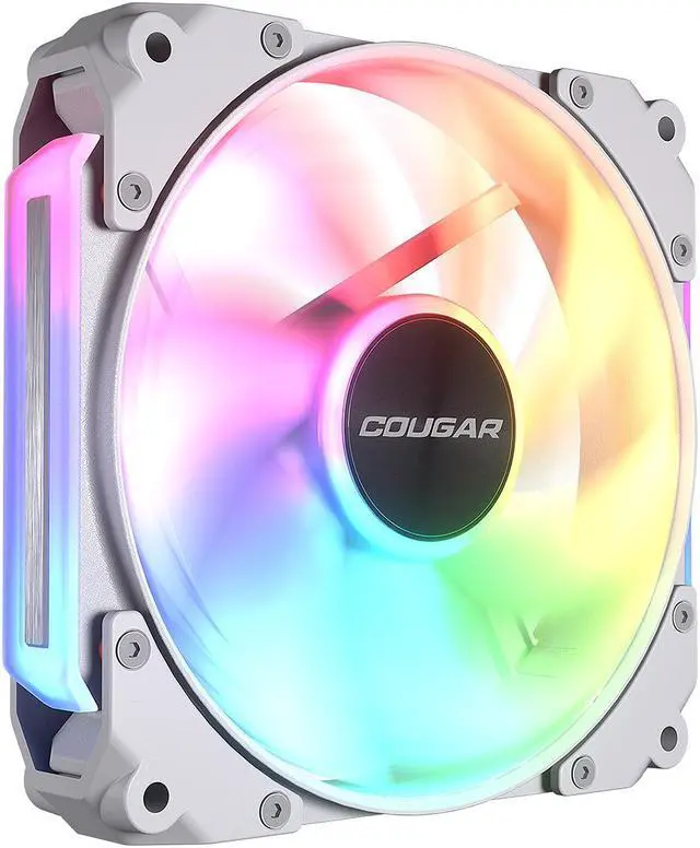 Alt view image 6 of 9 - COUGAR Apolar 120 ARGB Modular PC Case Cooling Fan (3-Fan Pack), 4 Pin PWM / 3 Pin ARGB, Lighting Hydro Dynamic Bearings, 120x120x28 mm, White