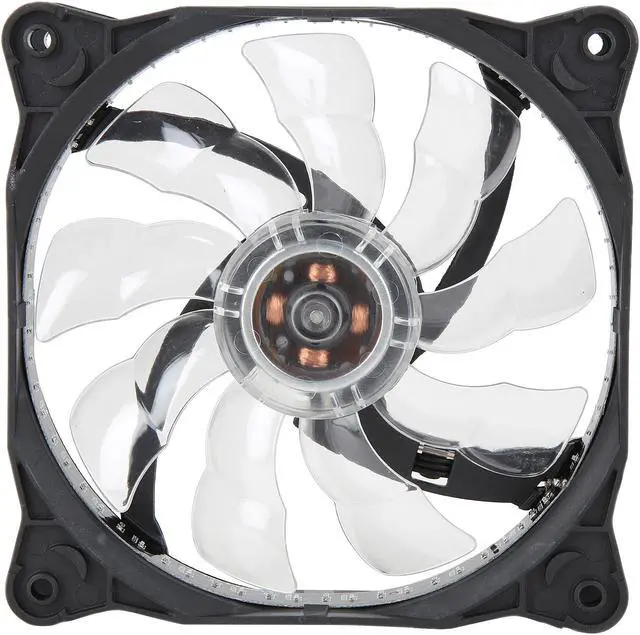 Alt view image 2 of 5 - Sama 33LED-Red Hydraulic Bearing 120mm Red LED Silent Fan for Computer Cases