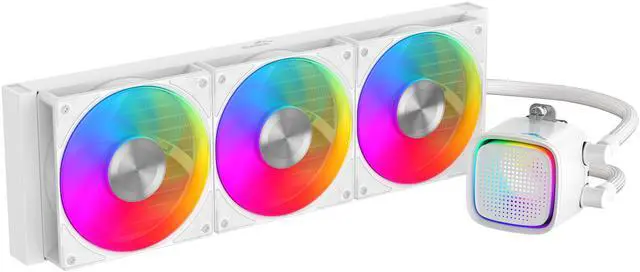 Main image of SAMA L50 360mm Liquid CPU Cooler AIO Cooler with ARGB Infinity Mirror Effect 3x120mm ARGB Light Sync with Motherboard PWM 28mm Fans Low-Noise for AMD:AM4 AM5/Intel LGA 1700/1150/1151/1200/1851 Thermal Grease/White