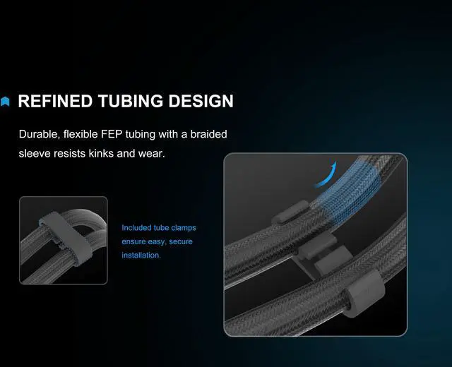 Alt view image 11 of 13 - SAMA L50 240mm Liquid CPU Cooler AIO Cooler with ARGB Infinity Mirror Effect 2x120mm ARGB Light Sync with Motherboard PWM 28mm Fans Low-Noise for AMD:AM4 AM5/Intel LGA 1700/1150/1151/1200/1851 Thermal Grease/Black