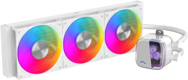 Main image of SAMA L70 360mm Liquid CPU Cooler AIO Cooler with ARGB Infinity Mirror Effect 3x120mm ARGB Light Sync with Motherboard PWM 28mm Fans Low-Noise for AMD AM4/AM5, Intel LGA 1700/1150/1151/1200/1851 Thermal Grease/White