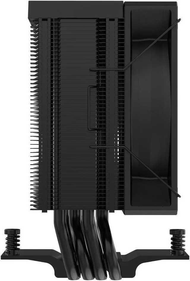 Alt view image 3 of 4 - SAMA X40 Single-Tower CPU Air Cooler, 4 Copper Heat Pipes, 100mm PWM Fans, for AMD AM4/AM5, Intel LGA 1700/1150/1151/1200/1851 Thermal Grease/Black