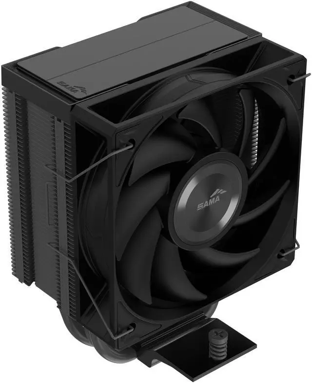 Alt view image 2 of 4 - SAMA X30 Single-Tower CPU Air Cooler, 3 Copper Heat Pipes, 100mm PWM Fans, for AMD AM4/AM5, Intel LGA 1700/1150/1151/1200/1851 Thermal Grease/Black