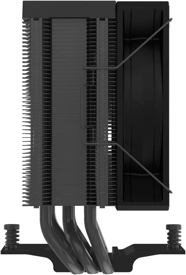 Alt view image 3 of 4 - SAMA X30 Single-Tower CPU Air Cooler, 3 Copper Heat Pipes, 100mm PWM Fans, for AMD AM4/AM5, Intel LGA 1700/1150/1151/1200/1851 Thermal Grease/Black