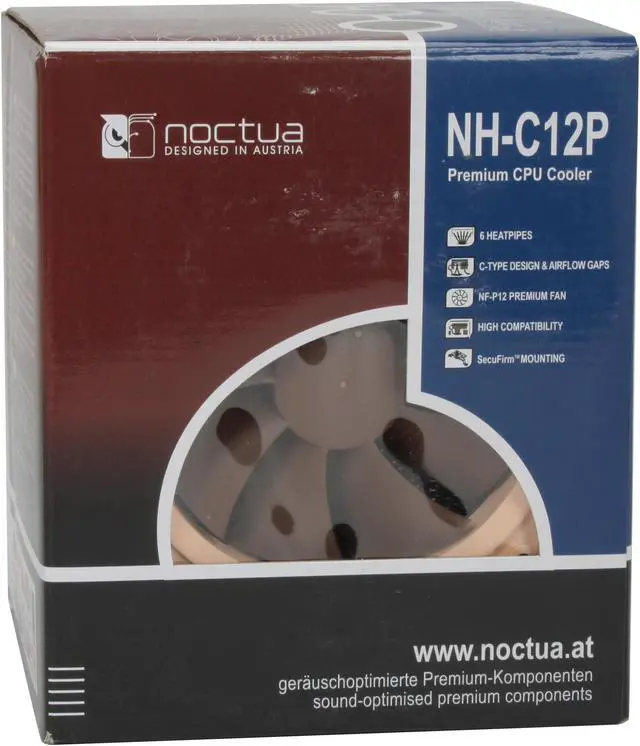Alt view image 10 of 10 - Noctua NH-C12P 120mm SSO CPU Cooler