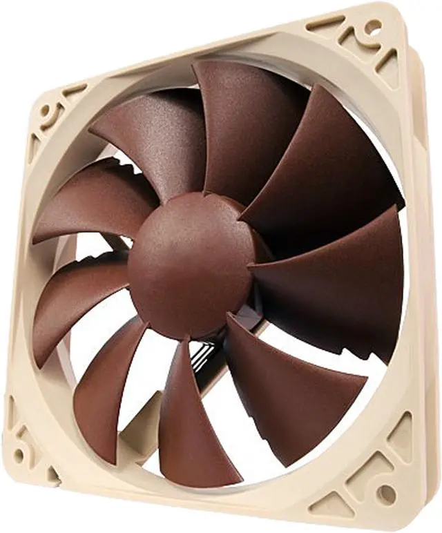 Alt view image 2 of 4 - Noctua NF-P12, Premium Quiet Fan, 3-Pin (120mm, Brown)