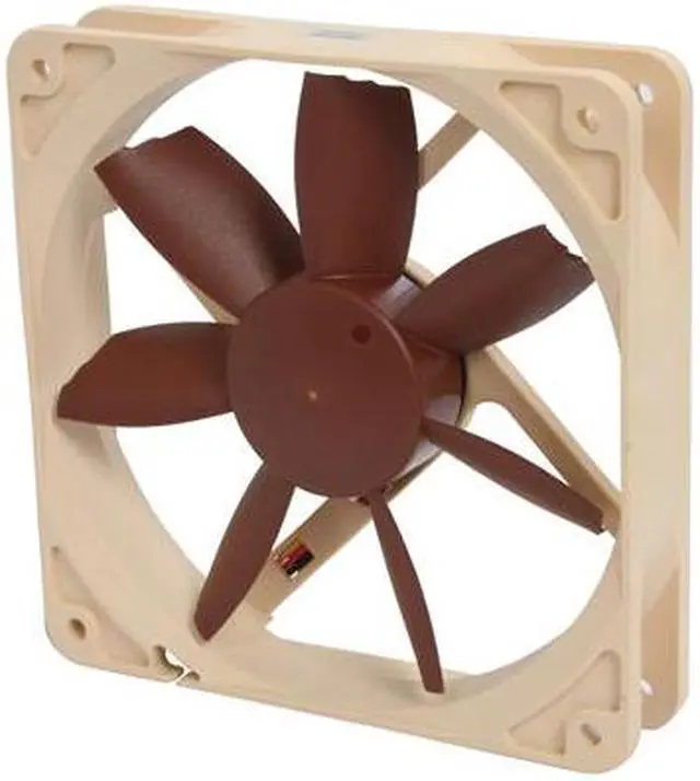 Main image of Noctua NF-S12B FLX 120mm, 3 Speed Setting, Beveled Blade Tips Design, SSO Bearing Fan