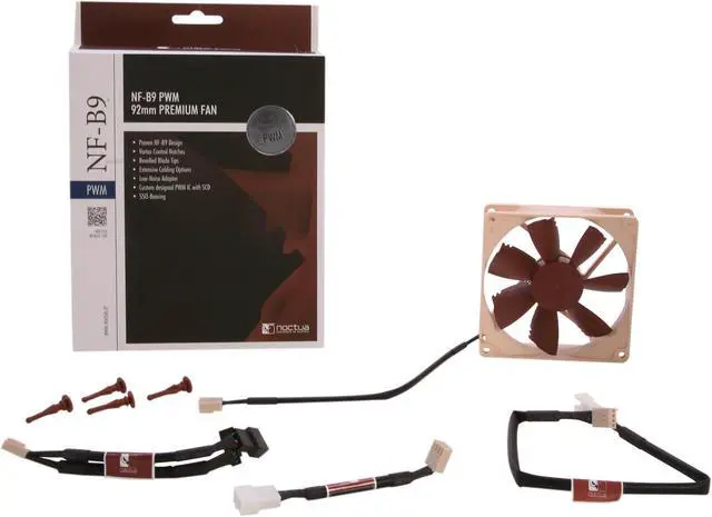Alt view image 5 of 5 - Noctua NF-B9 PWM 92mm Case Fan