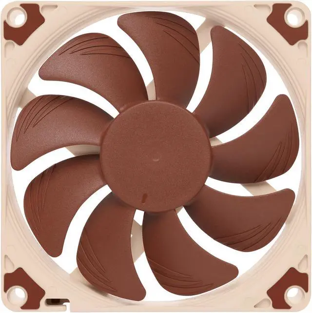 Alt view image 2 of 7 - Noctua NF-A9x14 PWM, Premium Quiet Fan, 4-Pin (92x14mm, Brown)