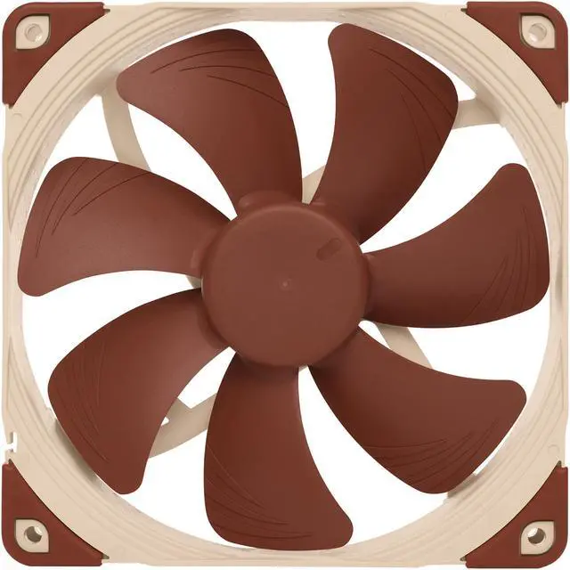 Alt view image 2 of 6 - Noctua NF-A14 ULN, Ultra Quiet Silent Fan, 3-Pin (140mm, Brown)