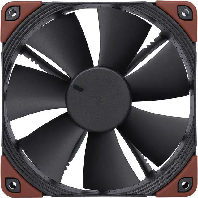 Alt view image 3 of 7 - Noctua NF-F12 iPPC-2000, Heavy Duty Cooling Fan, 3-Pin, 2000 RPM (120mm, Black)