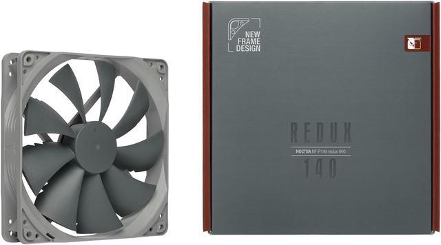 Alt view image 5 of 7 - Noctua NF-P14s redux-900, Ultra Quiet Silent Fan, 3-Pin, 900 RPM (140mm, Grey)
