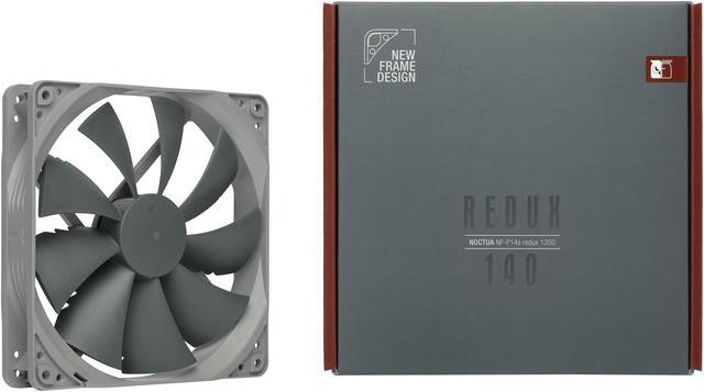 Alt view image 4 of 7 - Noctua NF-P14s redux-1200, Quiet Fan, 3-Pin, 1200 RPM (140mm, Grey)