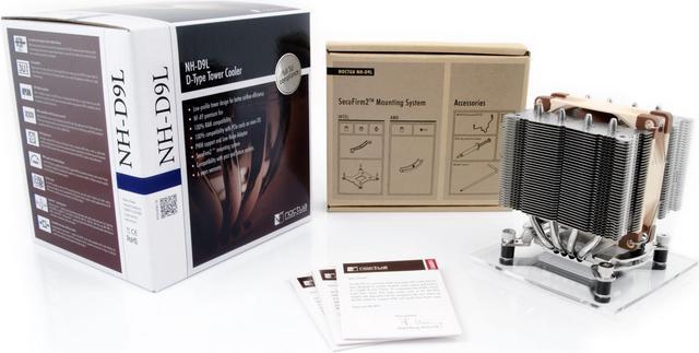 Alt view image 6 of 6 - Noctua NH-D9L, Premium CPU Cooler with NF-A9 92mm Fan (Brown)