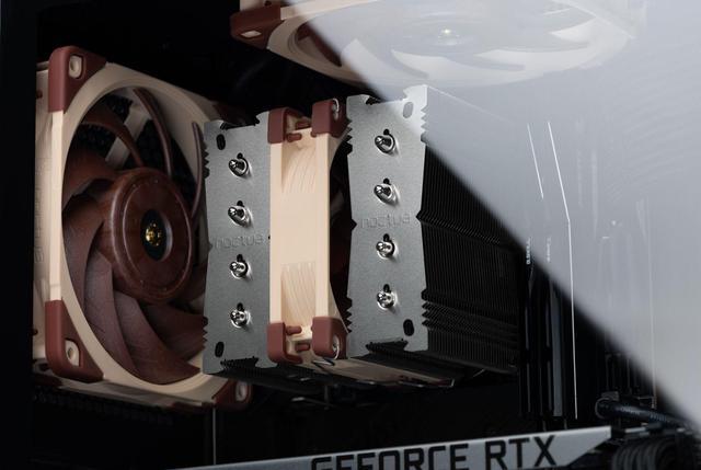 Alt view image 5 of 6 - Noctua NH-D9L, Premium CPU Cooler with NF-A9 92mm Fan (Brown)