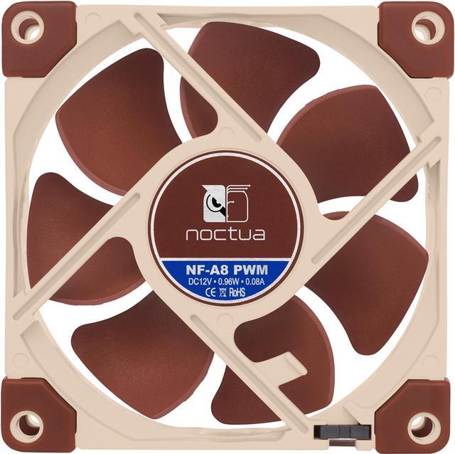 Alt view image 4 of 7 - Noctua NF-A8 PWM, Premium Quiet Fan, 4-Pin (80mm, Brown)