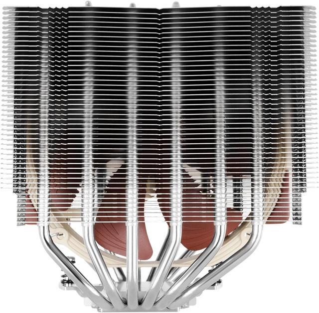 Alt view image 3 of 6 - Noctua NH-D15S, Premium Dual-Tower CPU Cooler with NF-A15 PWM 140mm Fan (Brown)